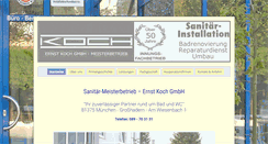 Desktop Screenshot of ernst-koch-sanitaer.de